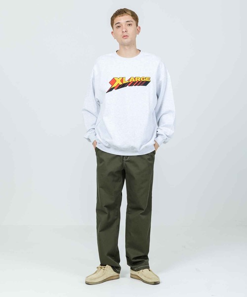 XLARGE(エクストララージ)の「3D LOGO CREWNECK SWEAT(スウェット・メンズ・ブラック/ブラウン/ブルー/アッシュ・S/M/L/XL)」の17枚目の写真