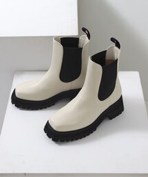 PUBLUX/パブリュクス 厚底チェルシーブーツ　トラックソールサイドゴアブーツ◇