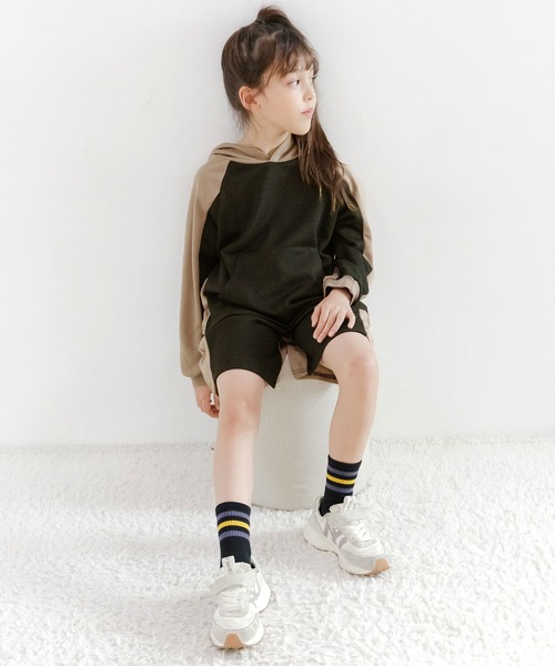 Bee des Bee（ビーデスビー）の「セットアップパーカー（パーカー・キッズ・ブルーグレー/グレー/ブラック・140cm/150cm/100cm/120cm/110cm/130cm）」の6枚目の写真