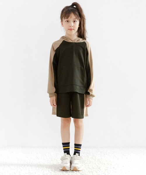 Bee des Bee（ビーデスビー）の「セットアップパーカー（パーカー・キッズ・ブルーグレー/グレー/ブラック・140cm/150cm/100cm/120cm/110cm/130cm）」の7枚目の写真