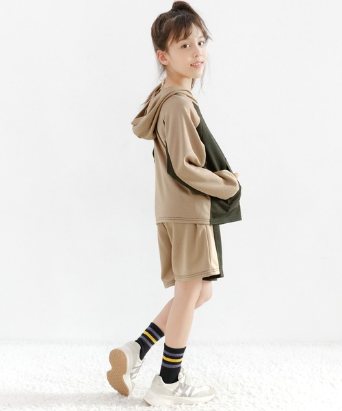 Bee des Bee（ビーデスビー）の「セットアップパーカー（パーカー・キッズ・ブルーグレー/グレー/ブラック・140cm/150cm/100cm/120cm/110cm/130cm）」の8枚目の写真