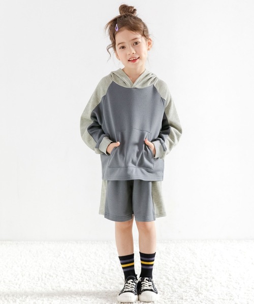 Bee des Bee（ビーデスビー）の「セットアップパーカー（パーカー・キッズ・ブルーグレー/グレー/ブラック・140cm/150cm/100cm/120cm/110cm/130cm）」の12枚目の写真