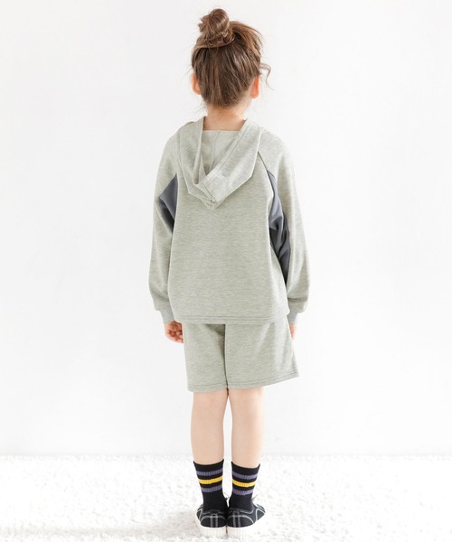 Bee des Bee（ビーデスビー）の「セットアップパーカー（パーカー・キッズ・ブルーグレー/グレー/ブラック・140cm/150cm/100cm/120cm/110cm/130cm）」の14枚目の写真