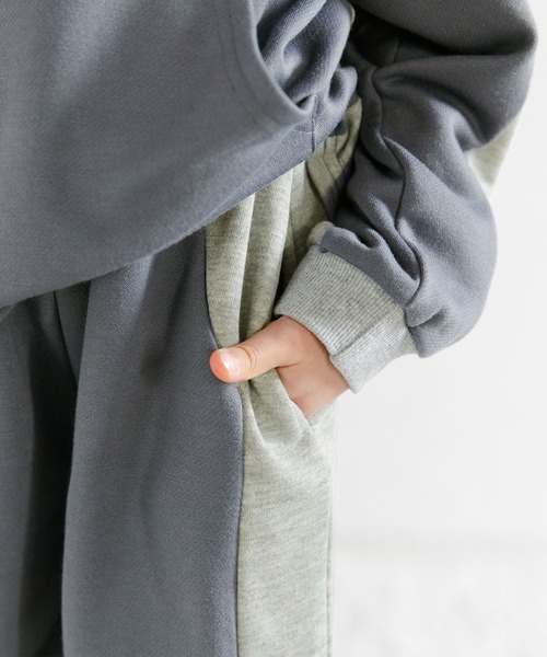 Bee des Bee（ビーデスビー）の「セットアップパーカー（パーカー・キッズ・ブルーグレー/グレー/ブラック・140cm/150cm/100cm/120cm/110cm/130cm）」の15枚目の写真