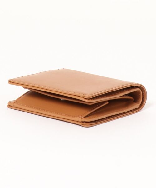 CIAOPANIC(チャオパニック)の「【SLOW/スロウ】Fold In Half Leather Wallet for CIAOPANIC/別注二つ折りレザーウォレット(財布・メンズ・ブラック/キャメル/ベージュ・ONE SIZE)」の5枚目の写真
