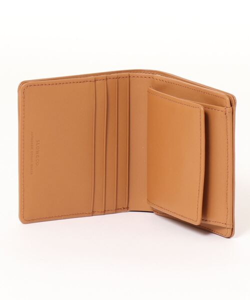 CIAOPANIC(チャオパニック)の「【SLOW/スロウ】Fold In Half Leather Wallet for CIAOPANIC/別注二つ折りレザーウォレット(財布・メンズ・ブラック/キャメル/ベージュ・ONE SIZE)」の4枚目の写真