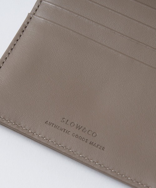 CIAOPANIC(チャオパニック)の「【SLOW/スロウ】Fold In Half Leather Wallet for CIAOPANIC/別注二つ折りレザーウォレット(財布・メンズ・ブラック/キャメル/ベージュ・ONE SIZE)」の8枚目の写真