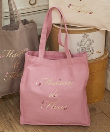 Maison de FLEUR | フラワーロゴ刺繍スクエアトートバッグ(トートバッグ)