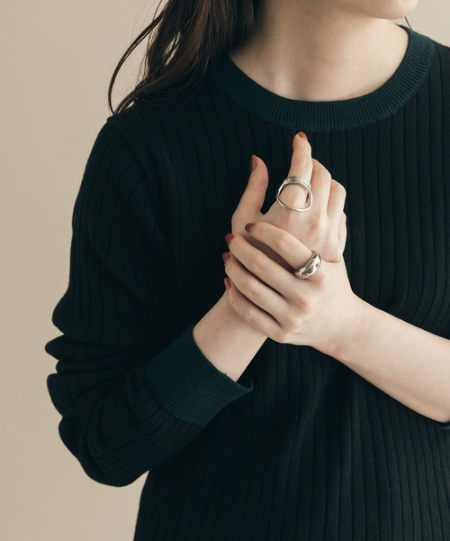 SMELLY(スメリー)の「2セットリング(リング・レディース・シルバー・-)」の3枚目の写真