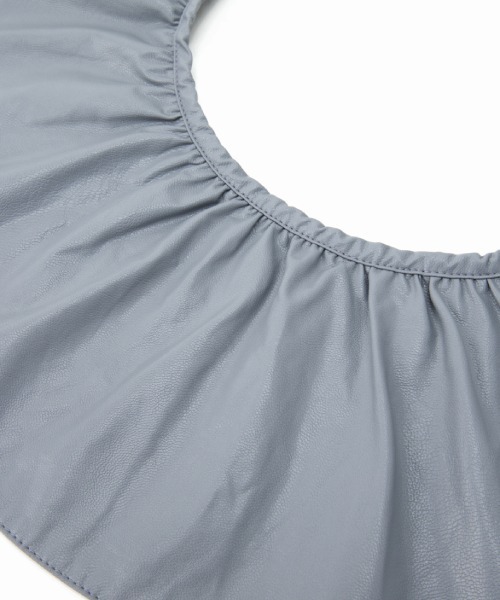 Casselini（キャセリーニ）の「Casselini(キャセリーニ)ギャザーつけ襟（付け襟・レディース・ベージュ/グレー/ブラック/アイボリー・FREE）」の16枚目の写真