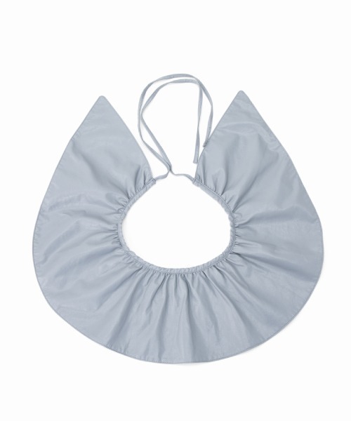 Casselini（キャセリーニ）の「Casselini(キャセリーニ)ギャザーつけ襟（付け襟・レディース・ベージュ/グレー/ブラック/アイボリー・FREE）」の5枚目の写真