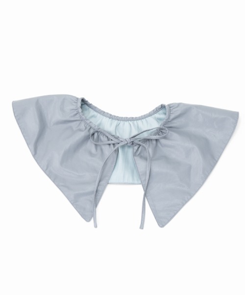 Casselini（キャセリーニ）の「Casselini(キャセリーニ)ギャザーつけ襟（付け襟・レディース・ベージュ/グレー/ブラック/アイボリー・FREE）」の19枚目の写真