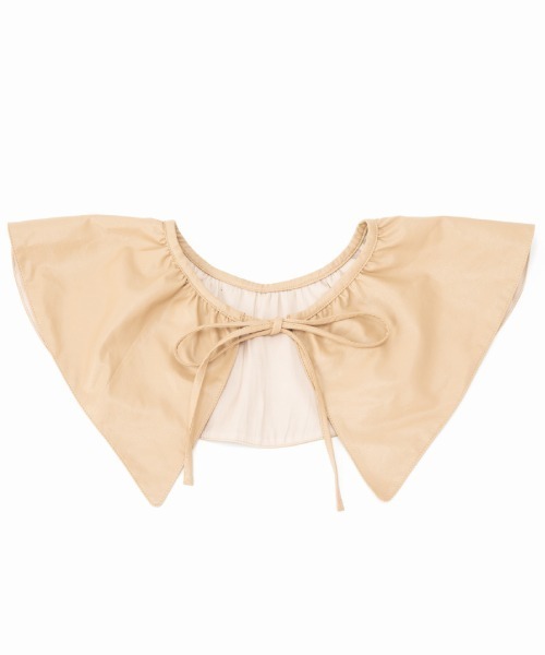 Casselini（キャセリーニ）の「Casselini(キャセリーニ)ギャザーつけ襟（付け襟・レディース・ベージュ/グレー/ブラック/アイボリー・FREE）」の10枚目の写真