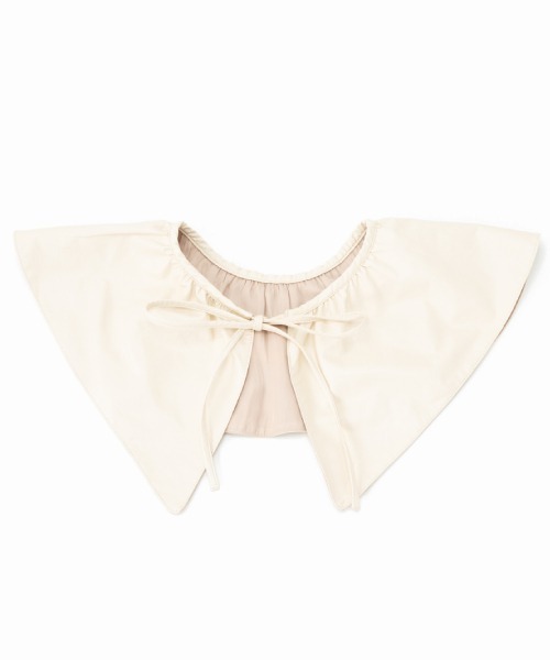 Casselini（キャセリーニ）の「Casselini(キャセリーニ)ギャザーつけ襟（付け襟・レディース・ベージュ/グレー/ブラック/アイボリー・FREE）」の14枚目の写真