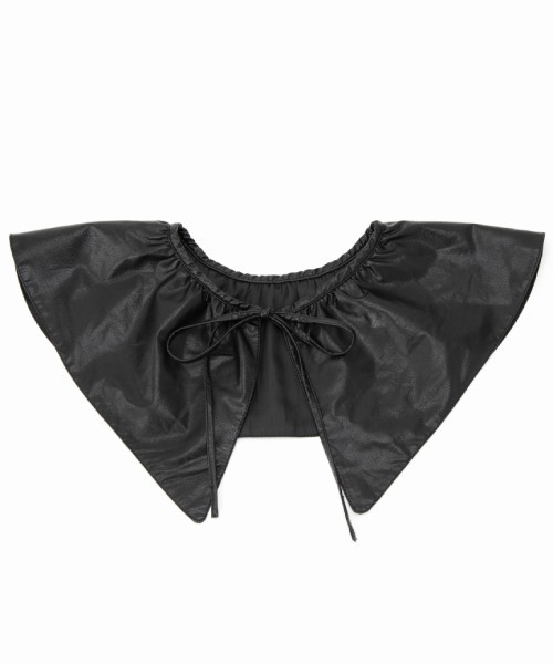 Casselini（キャセリーニ）の「Casselini(キャセリーニ)ギャザーつけ襟（付け襟・レディース・ベージュ/グレー/ブラック/アイボリー・FREE）」の21枚目の写真