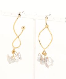 WILLSELECTION | 【felice】グレーパールピアス(イヤリング)