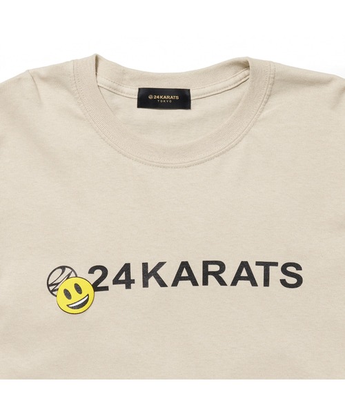 24karats（トゥウェンティーフォーカラッツ）の「Cartoon Logo Tee LS（Tシャツ/カットソー・メンズ・ブラック/ホワイト/ベージュ・MEDIUM/SMALL）」の7枚目の写真