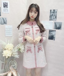 Swankiss スワンキスのワンピース ドレス ピンク 桃色系 ツイード 通販 Zozotown