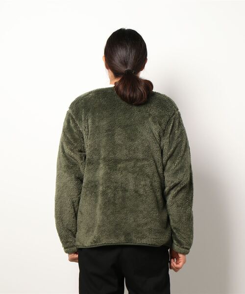 TAKA-Q（タカキュー）の「【WEB限定販売】快適 セットアップ ボアフリース カーディガン（セットアップアイテムございます）（カーディガン/ボレロ・メンズ・カーキ/ネイビー/グレー/ベージュ・X-LARGE/LARGE/MEDIUM）」の7枚目の写真