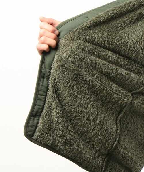 TAKA-Q（タカキュー）の「【WEB限定販売】快適 セットアップ ボアフリース カーディガン（セットアップアイテムございます）（カーディガン/ボレロ・メンズ・カーキ/ネイビー/グレー/ベージュ・X-LARGE/LARGE/MEDIUM）」の6枚目の写真