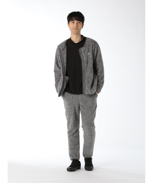 TAKA-Q（タカキュー）の「【WEB限定販売】快適 セットアップ ボアフリース カーディガン（セットアップアイテムございます）（カーディガン/ボレロ・メンズ・カーキ/ネイビー/グレー/ベージュ・X-LARGE/LARGE/MEDIUM）」の12枚目の写真