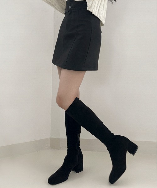 BEIDELLI（ベイデリー）の「[BELLIDE MADE] アンバランスボタンミニスカート（スカート・レディース・ブラック/ブラウン・SMALL/MEDIUM）」の20枚目の写真