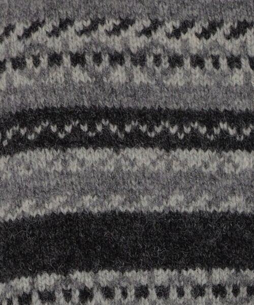 MACKINTOSH LONDON（マッキントッシュ ロンドン）の「5ゲージフェアアイル柄クルーネックニット（ニット/セーター・メンズ・チャコールグレー/ベージュ系その他4・M/L/LL）」の11枚目の写真