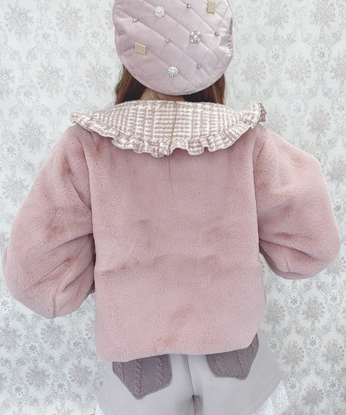 Swankiss（スワンキス）の「TS tweed fur C/T（その他アウター・レディース・ピンク/ブラック/ベージュ・FREE）」の13枚目の写真