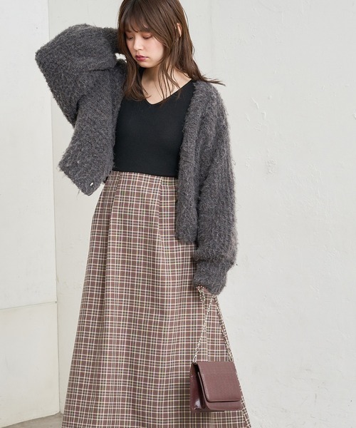 natural couture(ナチュラルクチュール)の「前後2WAYドッキングニットワンピース(ワンピース・レディース・その他1/グレイッシュベージュ/その他2/ブラック・FREE)」の1枚目の写真
