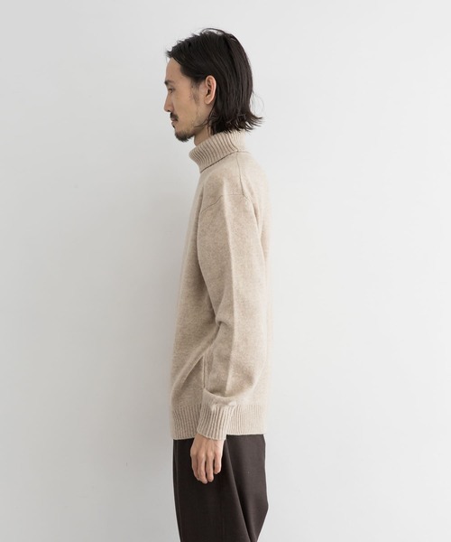 URBAN RESEARCH（アーバンリサーチ）の「ヤクウールタートルネックニット（ニット/セーター・メンズ・ネイビー/ホワイト系その他/グレー系その他/グリーン系その他・MEDIUM/LARGE）」の20枚目の写真