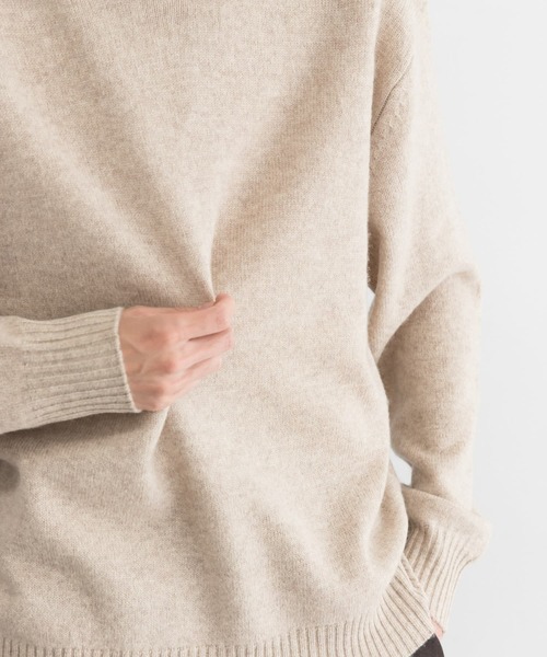 URBAN RESEARCH（アーバンリサーチ）の「ヤクウールタートルネックニット（ニット/セーター・メンズ・ネイビー/ホワイト系その他/グレー系その他/グリーン系その他・MEDIUM/LARGE）」の15枚目の写真