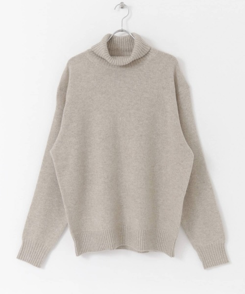 URBAN RESEARCH（アーバンリサーチ）の「ヤクウールタートルネックニット（ニット/セーター・メンズ・ネイビー/ホワイト系その他/グレー系その他/グリーン系その他・MEDIUM/LARGE）」の10枚目の写真