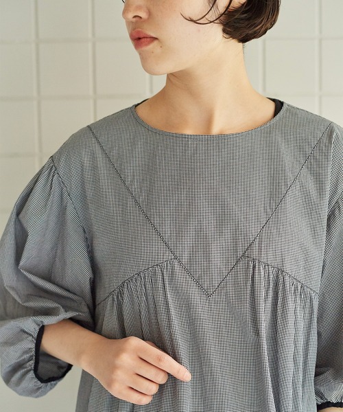 bulle de savon（ビュルデサボン）の「○gingham triangle