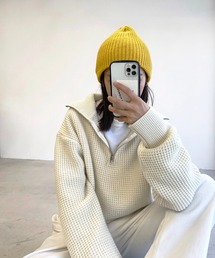 CANAL JEAN | via j(ヴィアジェイ) カラーリブニットcap(ニットキャップ/ビーニー)