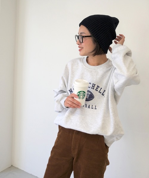 CANAL JEAN（キャナルジーン）の「El mar(エルマール) カラーリブニットcap（ニットキャップ/ビーニー・レディース・ブラック/イエロー/オレンジ/グリーン/レッド系その他・ONE SIZE）」の2枚目の写真