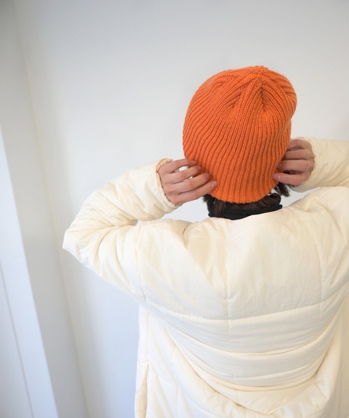 CANAL JEAN（キャナルジーン）の「El mar(エルマール) カラーリブニットcap（ニットキャップ/ビーニー・レディース・ブラック/イエロー/オレンジ/グリーン/レッド系その他・ONE SIZE）」の10枚目の写真