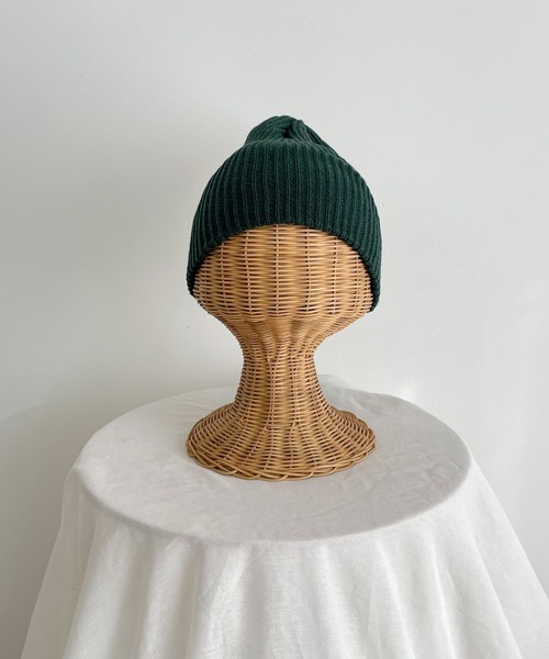 CANAL JEAN（キャナルジーン）の「El mar(エルマール) カラーリブニットcap（ニットキャップ/ビーニー・レディース・ブラック/イエロー/オレンジ/グリーン/レッド系その他・ONE SIZE）」の13枚目の写真