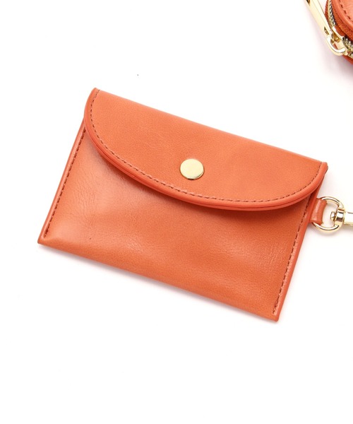 N.（N. Natural Beauty Basic）（エヌエヌナチュラルビューティーベーシック）の「【追加生産】多機能スマホショルダーバッグ（トートバッグ・レディース・ブラック/オレンジ・ﾌﾘ-）」の20枚目の写真