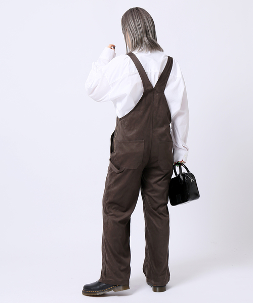 セール】J-フェイクスエードサロペット（サロペット