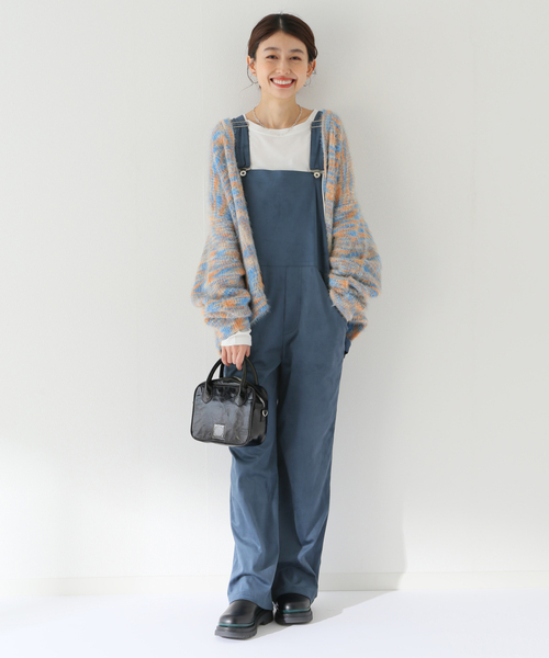 JOINT WORKS(ジョイントワークス)の「J-フェイクスエードサロペット(サロペット/オーバーオール・レディース・ブルー/チャコールグレー・FREE)」の11枚目の写真