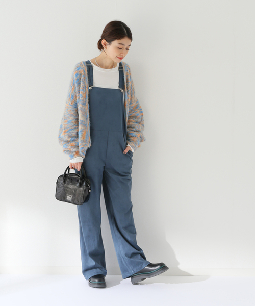 JOINT WORKS(ジョイントワークス)の「J-フェイクスエードサロペット(サロペット/オーバーオール・レディース・ブルー/チャコールグレー・FREE)」の12枚目の写真