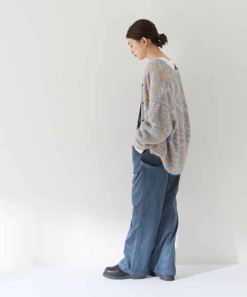 JOINT WORKS(ジョイントワークス)の「J-フェイクスエードサロペット(サロペット/オーバーオール・レディース・ブルー/チャコールグレー・FREE)」の13枚目の写真