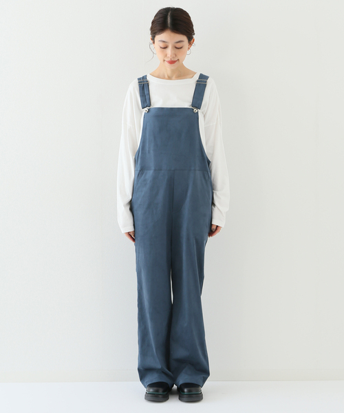 JOINT WORKS(ジョイントワークス)の「J-フェイクスエードサロペット(サロペット/オーバーオール・レディース・ブルー/チャコールグレー・FREE)」の15枚目の写真