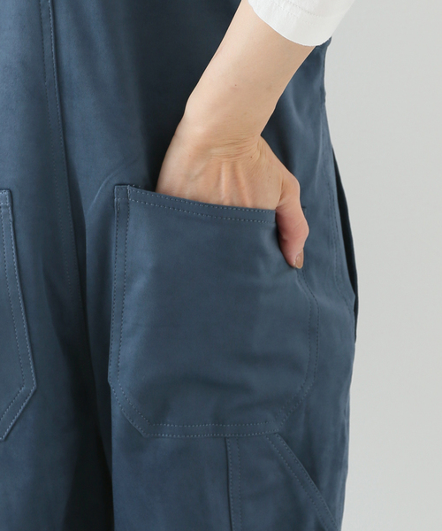 JOINT WORKS(ジョイントワークス)の「J-フェイクスエードサロペット(サロペット/オーバーオール・レディース・ブルー/チャコールグレー・FREE)」の21枚目の写真