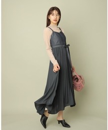 Rirandture - 新品・未使用Rirandtureブラウス&amp;ビスチェコンビプリーツワンピース Rirandture（リランドチュール）の「ビスチェコンビプリーツ