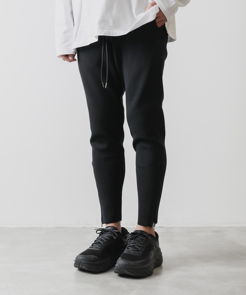 アタッチメント Peハニカムニット ストール ジャケット&パンツ セットアップ Peハニカムニット ストールジャケット - ATTACHMENT 「Area」