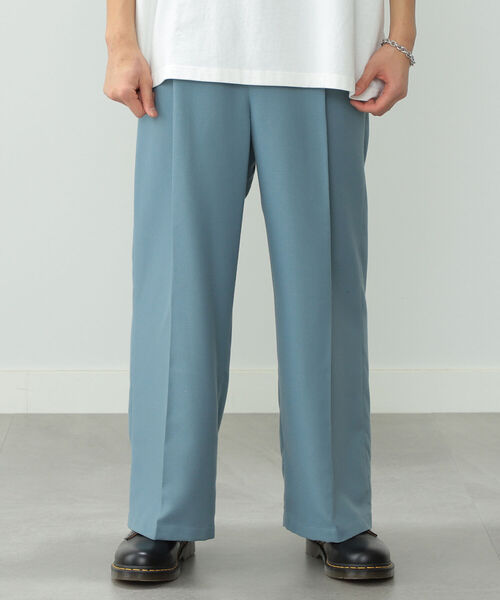 BeAMS DOT（ビームスドット）の「【WEB限定】BeAMS DOT / ワイド イージーパンツ 22SS（その他パンツ・メンズ・ベージュ/ブルー系その他・SMALL/MEDIUM/LARGE）」の18枚目の写真