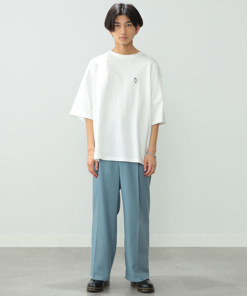 BeAMS DOT（ビームスドット）の「【WEB限定】BeAMS DOT / ワイド イージーパンツ 22SS（その他パンツ・メンズ・ベージュ/ブルー系その他・SMALL/MEDIUM/LARGE）」の16枚目の写真