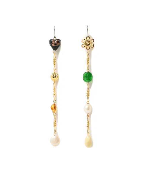 Ray BEAMS(レイビームス)の「Ray BEAMS / デッドストック ガラス パール ピアス(ピアス(両耳用)・レディース・ゴールド/シルバー・ONE SIZE)」の2枚目の写真