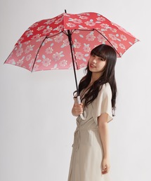estaa（エスタ）の「長傘 超撥水 耐風 UV ”フロータス プリント”（長傘）」